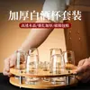 Juego dispensador de licores para uso doméstico, copas de vino pequeñas de cristal de alta gama, vasos de chupito, dispensador de licores, decantador, vasos con forma de bala
