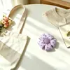 Novo Tecido Estilo Coreano Estampado de Bolinhas Flor de Cinco Pétalas Tecido para Enfeites DIY Algodão Preenchido Flor de Cinco Pétalas Estampada de Bolinhas Acessórios para Presilha de Cabelo
