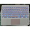Teclado Bluetooth de 10 pulgadas 9 Adecuado para Teclado y Ratón para iPad Set 8 Teléfono Móvil Apple Android Teclado Bluetooth Universal para Tableta