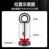 Wanchuang Adapt Dyson V7V8V10V11V15 Aspirador de pó Balde de pó SV10SV11 Acessórios de balde de pó