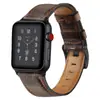 Para Apple watch3456789 Geração Apple Watch Band Iwatch Top Layer Couro de vaca Retro Pulseira de couro