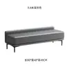 Banco para cambiarse los zapatos de madera maciza estilo italiano de lujo ligero, banco al pie de la cama para dormitorio del hogar, banco largo para tienda de ropa, banco sofá suave para zona de descanso
