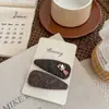Retro Nuevo Color Café Geométrico Lazo Gato Kt Pasador Diadema Accesorios para el Cabello de Niños Pasador de Bebé de Moda Tocado