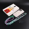 Bolsa de Armazenamento com Alça Transversal Ajustável de Tecido para Celular, Cordão Dopamina para Viagens ao Ar Livre, Alça Lateral Antiperda