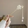 Accesorios para el Cabello Hanfu Cheongsam para Mujer, Nuevos Pasadores Chinos para Recogidos, Pasadores de Pasos Oscilantes, Tocados con un Toque de Lujo, Pasadores con Borlas al por Mayor