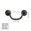 Jingmao -443 espaciado de orificios 62 mm manija de cajón de muebles antiguos clásicos chinos manija de puerta de gabinete de ropa sólida