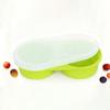 Contenedores de silicona para snacks Fiambrera de silicona Fiambrera calentable apta para microondas Snacks específicos para bebés