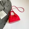 Bolsa Saco Estilo Simples Retrô, Bolsa Casual da Moda, Novo Estilo Primavera 2026, Bolsa de Ombro Transversal Feminina Texturizada