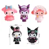 Fiesta de Té Maid Melody Kuromi KT Cat Adornos para Decoración de Pasteles Accesorios de Princesa Rosa para Niña