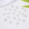 Porta Cuentas Florero Recubierto de Oro de 18K que Conserva el Color Colgante de Perla con Medio Agujero Colgante de Perla Portafiltro Vacío Accesorios para Joyería DIY