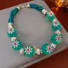 Pendientes Ovalados Geométricos Incrustados con Diamantes Vintage y Collar, Cadena para Clavícula de Lujo Ligero de Nicho, Juego de Joyería Retro