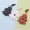 Nuevo Colgante de Perro de Peluche Muñeca de Cuero Decoración de Bolso Llavero Perro de Dibujos Animados de Cuero Sintético Colgante de Mochila