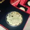 Beige Agua Moneda de Oro Princesa Por Favor Hazte Rica Moneda de Oro Mamá Te Quiero 50Mg Moneda de Oro Regalo del Día de la Madre