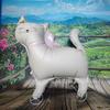 Novo Balão Carrinho Andarilho com Rodas de Corda Filme de Alumínio Auto-Selante Desenho Animado Animal Balão Brinquedo Balão Cor Mista