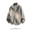 Otoño 2026 Nueva Chaqueta Casual para Hombre Tendencia Moda Retro Americana Marca de Ropa Chaqueta de Cuero PU de Corte Holgado para Hombre