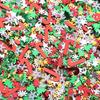 Color especial con forma de Navidad, cuentas mixtas, lentejuelas pequeñas, material para accesorios de ropa hechos a mano para bricolaje, accesorios para joyería de oreja, collares