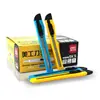Soporte para cúter de arte tamaño pequeño papelería Deli 2052 cuchillo para cortar papel tamaño pequeño cuchillo para papel tapiz pequeño cuchillo de plástico cuchillo para papel tapiz azul amarillo