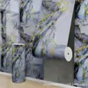 Comércio Exterior Azulejo Imitação Rolo Autoadesivo Adesivo de Parede de Mármore Painel de Parede Painel de Plástico Alumínio Decoração de Parede de Sala de Estar Quarto Papel de Parede