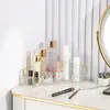 Estante de Almacenamiento Triangular Tocador de Lujo Ligero Escritorio Caja de Almacenamiento para Labiales Productos de Cuidado de la Piel Esquina de Baño Inodoro Cosméticos