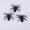 Aranha de Plástico Preta de Halloween Brinquedo de Pegadinha de Dia da Mentira Aranha Grande Aranha Aveludada Acessórios DIY