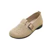 Zapatos de Tela Old Beijing para Mujer de Primavera y Otoño, Malla Transpirable Suela Suave Zapatos Negros de Trabajo, Zapatos de Malla Cómodos para Madres de Mediana Edad y Mayores