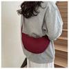 Bolinho de Bolinho Saco Feminino Saco Explosivo Crossbody Bag 2024 Novo Saco de Ombro Coreano Mori Simples Bag Pano de Nylon para Comércio Exterior