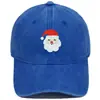 Gorra de Béisbol Vintage Bordada de Santa Claus Transfronterizo Regalo de Navidad Unisex Casual Versátil Gorra de Moda