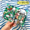 Caderno Original Cartoon A7 Acrílico de Folhas Soltas, Caderno de Estudante Anime Estética Fofa Feminina
