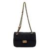 Bolso Pequeño Cuadrado Acolchado con Cadena Estilo Tweed para Llevar en la Mano para Mujer 2025 Otoño Nuevo Elegante de Moda Versátil Bolso de Hombro Cruzado