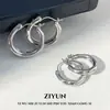 Brincos de Argola Elegantes e Fluidos para Socialites, Novo Design de Tendência de Nicho, Brincos e Ear Cuffs Geométricos Exclusivos de Alta Qualidade para Mulheres