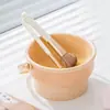 Tazón Limpiador de Brochas de Maquillaje de Silicona Portátil Almohadilla Plegable para Limpiar Brochas
