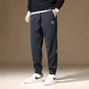 Calça de Moletom Esportiva Masculina Plus Size de Veludo Cotelê, Nova para Outono, Confortável, Moda, Versátil, Casual