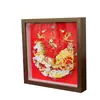 2026 Ano do Cavalo Boa Sorte Tendência Nacional Ornamento de Porta-Retrato 3D Tridimensional Artesanal DIY Pintura com Cola Presente para Parentes e Amigos Novo Estilo Chinês Presente