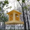 Comedero para pájaros de exterior, Comedero semiautomático para balcones de exterior, Comedero para pájaros colgante para jardines, Bebedero para pájaros silvestres