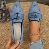 Talla Grande En Stock~Zapatos Planos Cómodos de Punto Flyknit Bajos para Mujer, Slip-On Perezosos, para Compras Casuales y Viajes