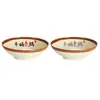 Cuenco Rústico Estilo Retro de Melamina, Plato Tradicional para Hot Pot de Chongqing, Cuenco para Platos, Cuenco para Vino, Cuenco de Cerámica Imitación Porcelana, Vajilla Sencilla