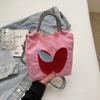 Japanese-Style Embroidered Donut Nylon Bag 2026 New Fashion Mini Commuter Bag Single Shoulder Crossbody Small Bag
