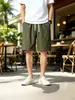Pantalones Cortos Deportivos Finos de Verano para Hombre, Sueltos y Transpirables de Seda de Hielo, Pantalones Casuales Nuevos hasta la Rodilla para Comercio Transfronterizo