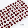 Rinestones para Uñas Artísticas Dongzhou Ice Clear 8*6mm Rhinestones Transparentes Forma de Gota Accesorios para Pendientes DIY Rhinestones Sueltos de Colores Rhinestones con Base Puntiaguda