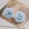 Arte Floral Flor Artificial Cabeza de Rosa DIY Flor de Seda Caja de Regalo Arreglo de Ramo de Boda Accesorios de Boda Flores Decorativas