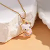 Colar Requintado de Aço Titânio de Celebridade da Internet para Mulheres com Zircônia Micro-Cravada, Luxo Acessível Elegante, Joia Corrente Clavicular Estilo Ins Fashion que Não Desbota