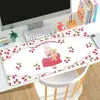 Mouse Pad Creme Marrom Fofo para Mesa de Escritório/Estudo Tapete de Alta Qualidade Antiderrapante para Teclado
