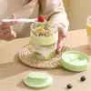 Gran Venta Taza Especial de Desayuno Taza de Yogur para Estudiantes y Niños en el Trabajo Gran Capacidad Portátil Grado Alimenticio Taza de Avena para Desayuno