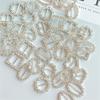 Grande Venda Acessórios de Cabelo Roupas Acessórios DIY Corrente de Garra Strass Liga Coração Quadrado Redondo Acessórios Estoque Pronto Atacado