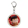 Nezha 2 Niño Demonio Naohai Alrededor de Nezha Ao Bing Lindo Divertido Decorativo Mochila Escolar Colgante Pequeño Llavero de Acrílico