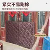 Cortina de Puerta de Algodón Engrosada de Invierno, A prueba de Viento y Cálida, Magnética, No Requiere Taladro, Cortina Divisoria para el Hogar, Estilo de Apertura de Ventana, Puerta de Cierre Automático con Velcro