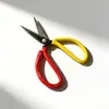 Tesoura 2 # Bicolor para Corte de Cabelo, Tesoura de Alfaiate, Tesoura de Cozinha Doméstica, Afiada para Artesanato, Multifuncional, Durável, Tesoura Afiada para Uso Doméstico, Atacado.
