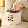 Balde Térmico para Pedicure Estilo Desenho Animado para Mulheres, Adequado para o Calor do Verão, Mantém a Temperatura Constante, Estende Acima da Panturrilha e do Joelho, para Lavar e Mergulhar os Pés