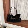 Bolsa de Suede y Felpa Retro de Nicho Otoñal para Mujer 2026 Nueva Popular Bolsa Tote Gran Capacidad para Viajes Diarios Bolso de Hombro