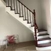 Escadas de Madeira em Estoque para Venda, Estilo Chinês Interno, Decoração de Casa, Escada Inclinada para Duplex, Villa Minimalista Moderna